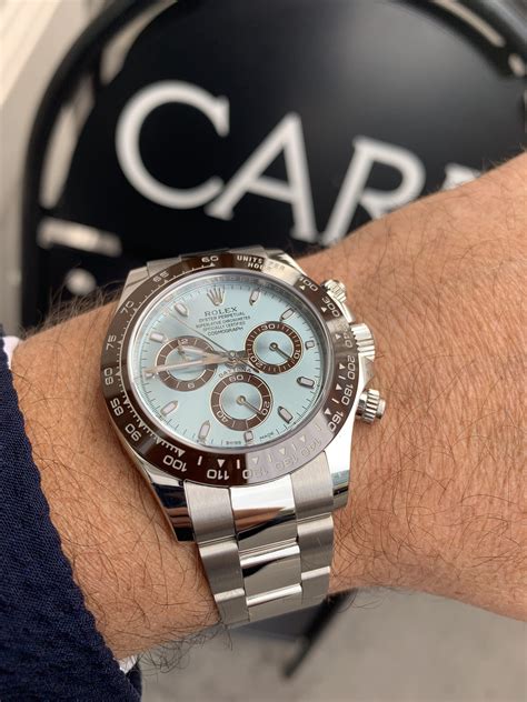 rolex daytona gold blue dial|rolex daytona platina.